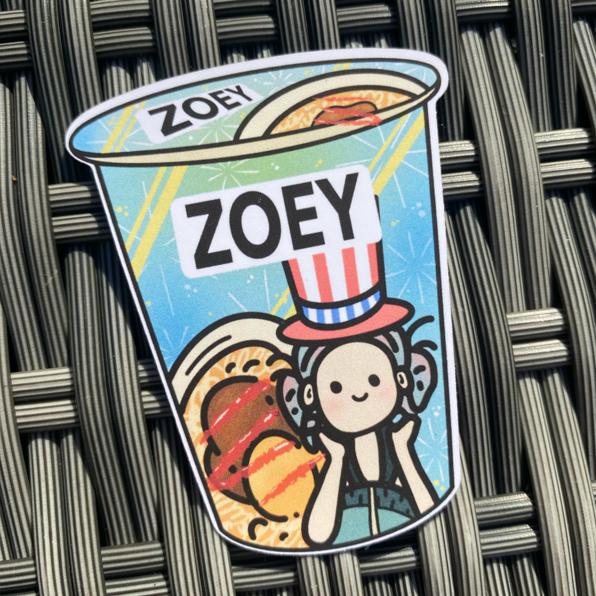 Kpop Demon Hunters Ramen [Zoey] Sticker