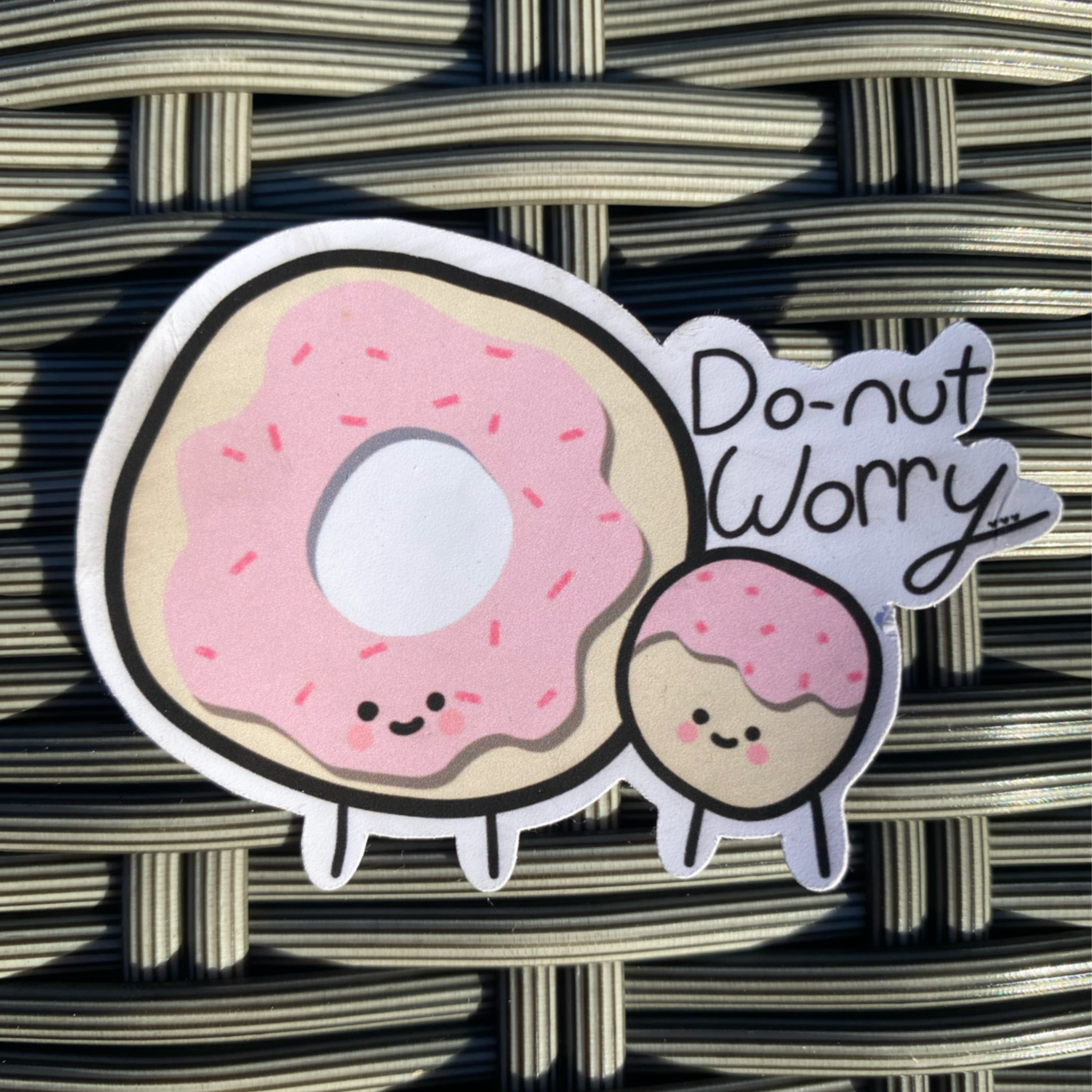Do-nut Worry Sticker
