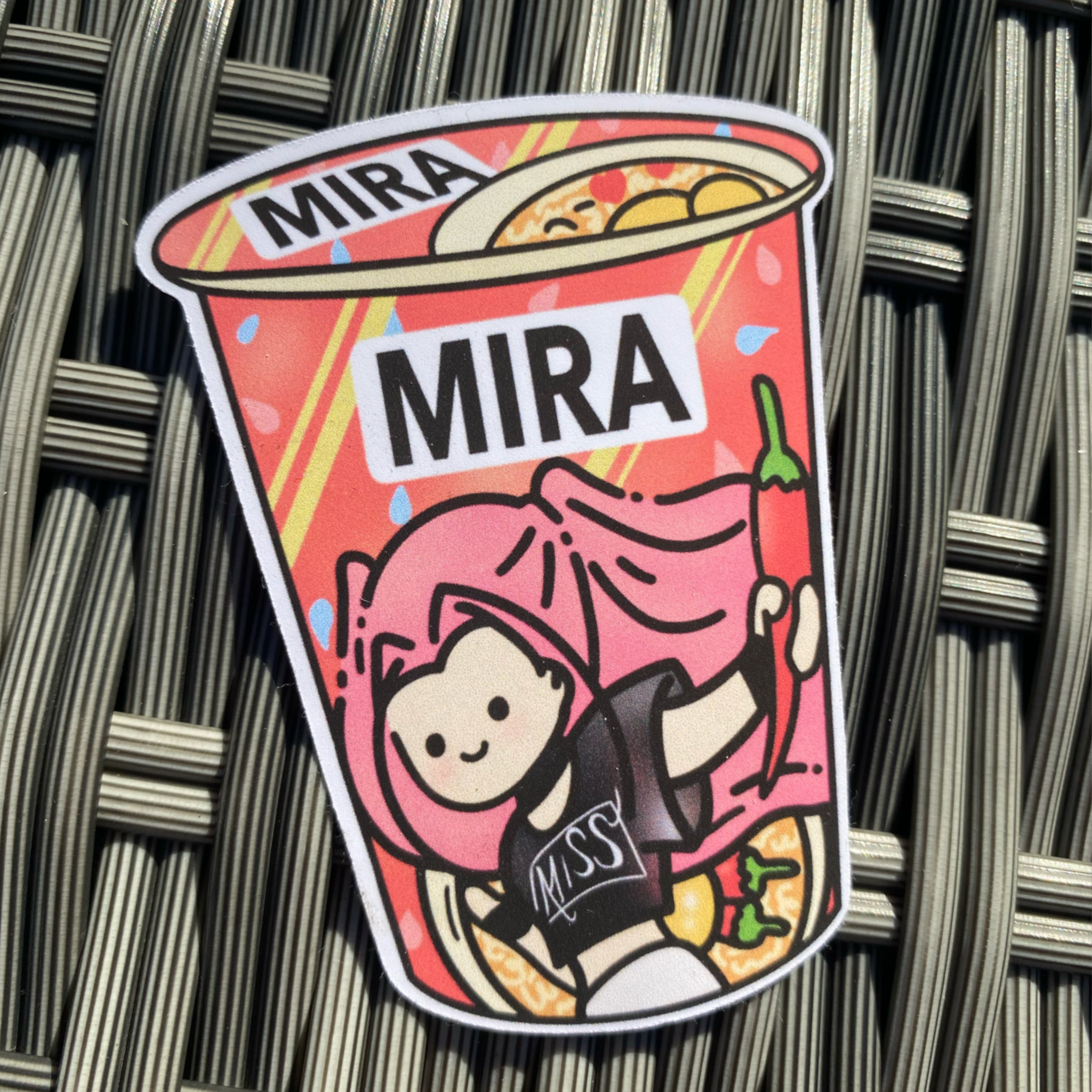 Kpop Demon Hunters Ramyeon [Mira] Sticker